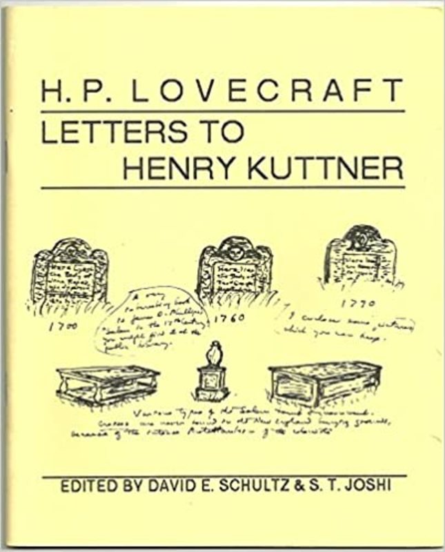 Book cover for "Letters to Henry Kuttner" by H. P. Lovecraft
