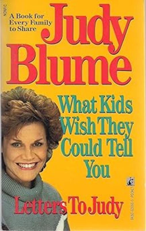 Book cover for "Letters to Judy" by Judy Blume