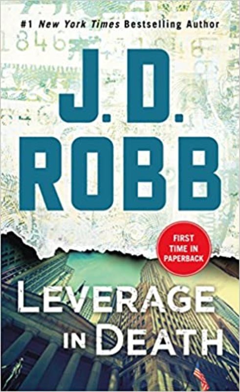 Book cover for "Leverage in Death" by JD Robb