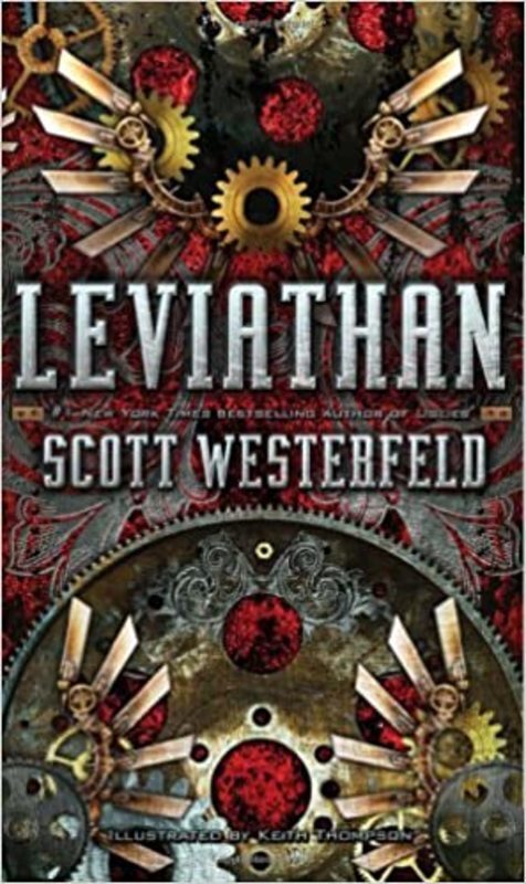 Book cover for "Leviathan" by Scott Westerfeld
