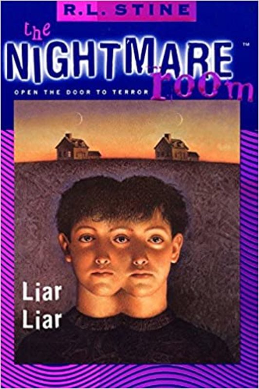 Book cover for "Liar Liar" by RL Stine