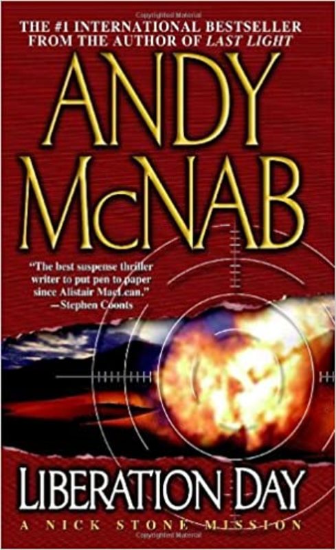 Book cover for "Liberation Day" by Andy McNab