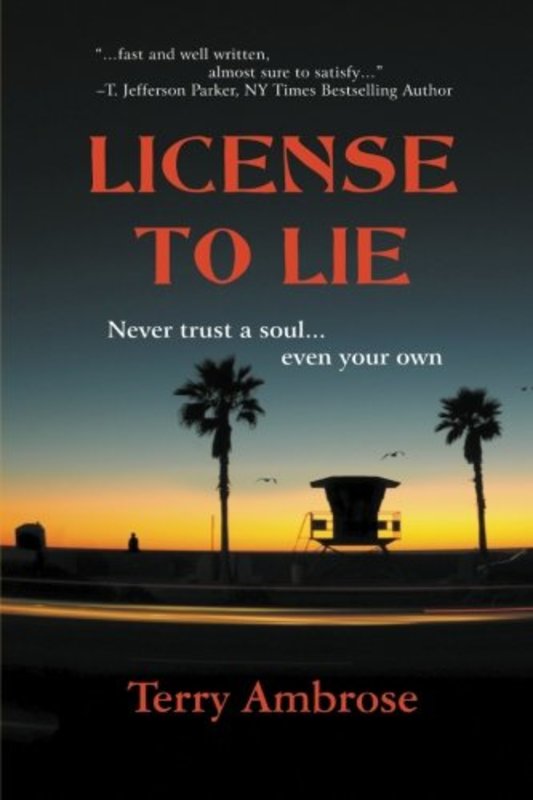 Book cover for "License to Lie" by Terry Ambrose