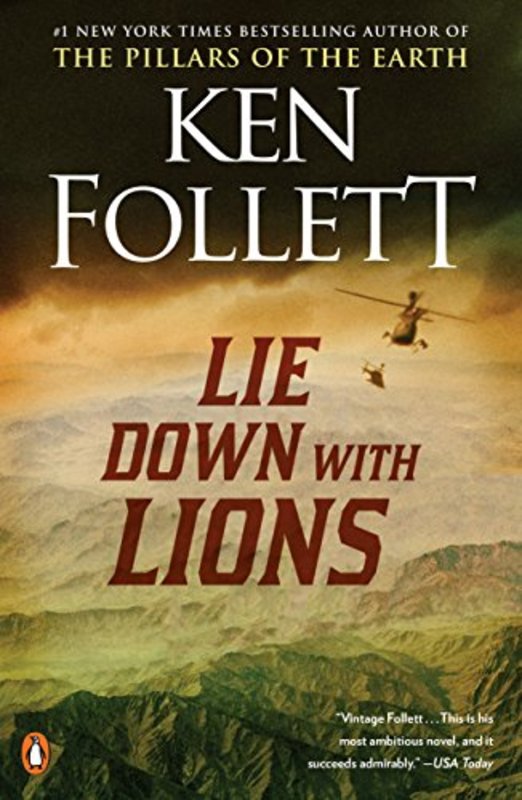 Book cover for "Lie Down with Lions" by Ken Follett