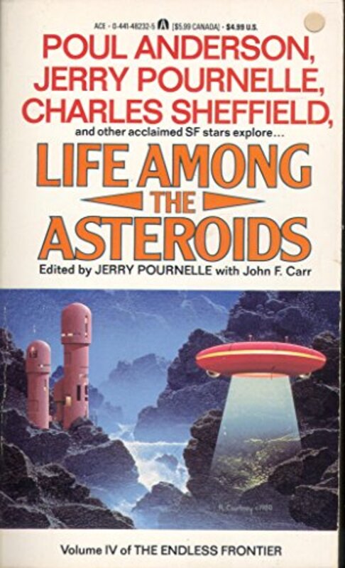 Book cover for "Life Among Asteroids" by Jerry Pournelle