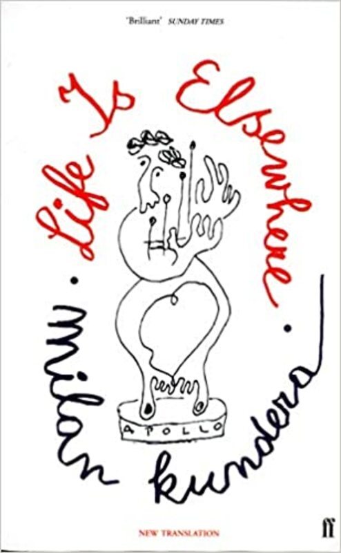 Book cover for "Life Is Elsewhere" by Milan Kundera