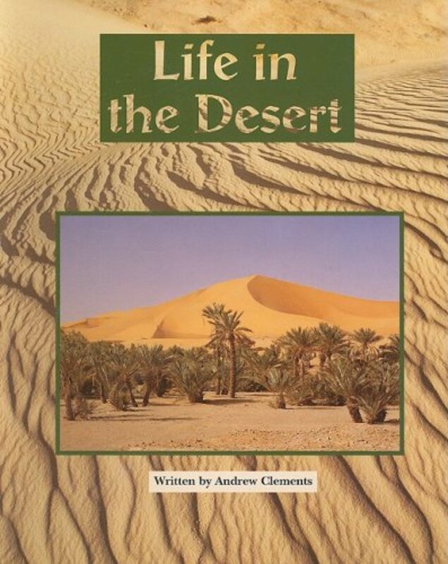 Book cover for "Life in the Desert" by Andrew Clements