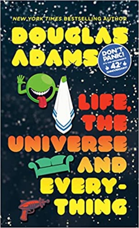 Book cover for "Life, the Universe and Everything" by Douglas Adams
