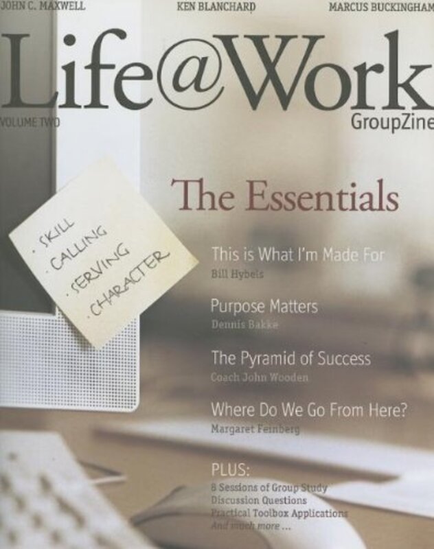 Book cover for "Life@work, The Essentials" by Marcus Buckingham