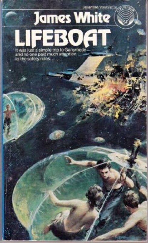 Book cover for "Lifeboat / Dark Inferno" by James White