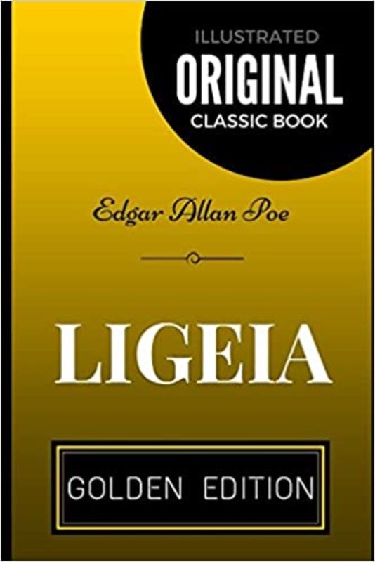 Book cover for "Ligeia" by Edgar Allan Poe