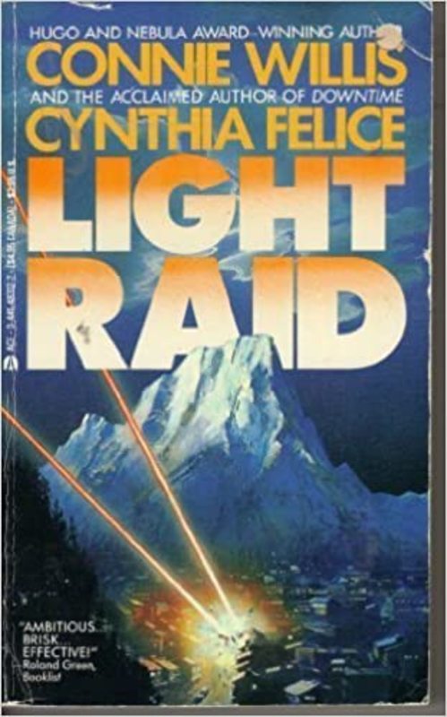 Book cover for "Light Raid" by Connie Willis