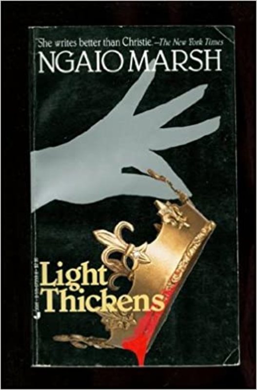 Book cover for "Light Thickens" by Ngaio Marsh