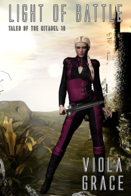 Book cover for "Light of Battle" by Viola Grace