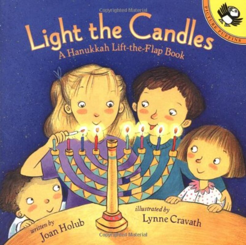 Book cover for "Light the Candles" by Joan Holub