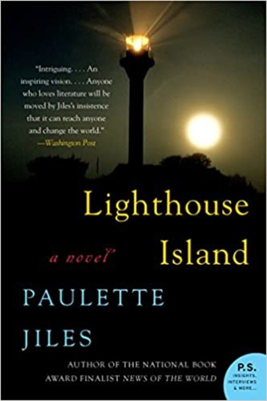 Book cover for "Lighthouse Island" by Paulette Jiles