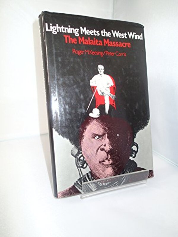 Book cover for "Lightning Meets the West Wind" by Peter Corris