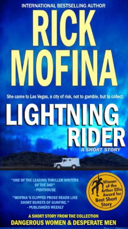 Book cover for "Lightning Rider" by Rick Mofina