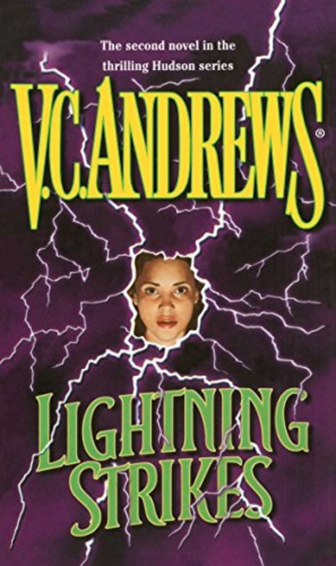 Book cover for "Lightning Strikes" by V. C. Andrews