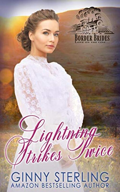 Book cover for "Lightning Strikes Twice" by Ginny Sterling