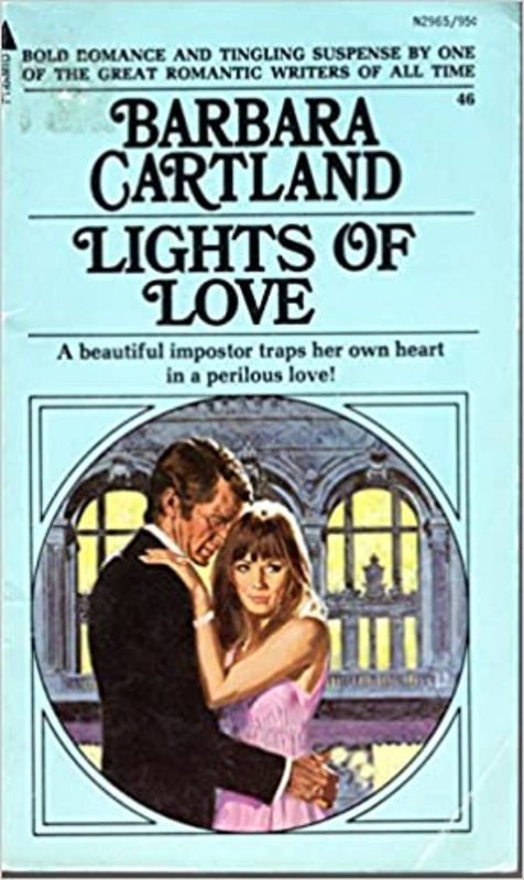 Book cover for "Lights of Love" by Barbara Cartland
