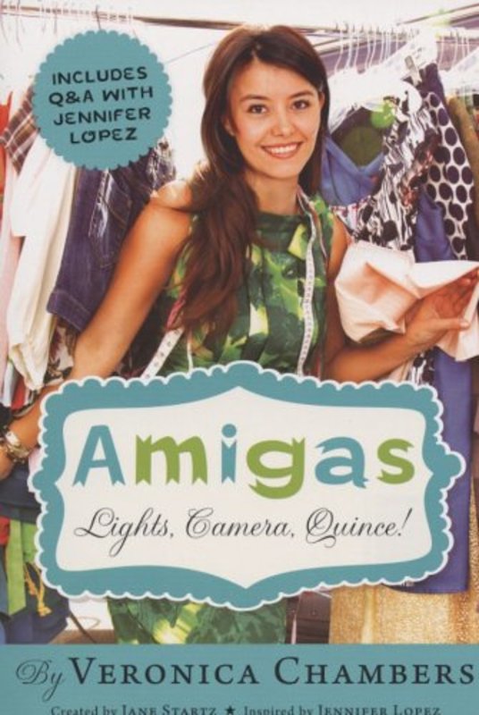 Book cover for "Lights, Camera, Quince!" by Veronica Chambers