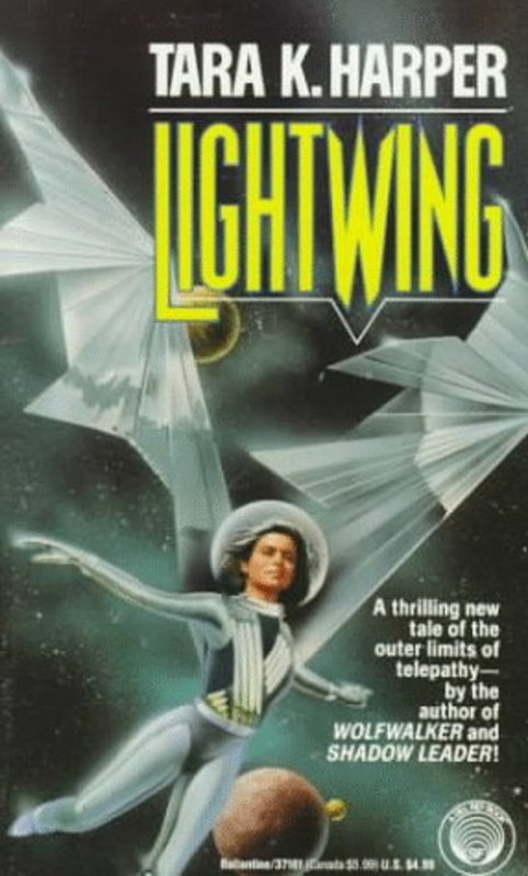 Book cover for "Lightwing" by Tara K Harper
