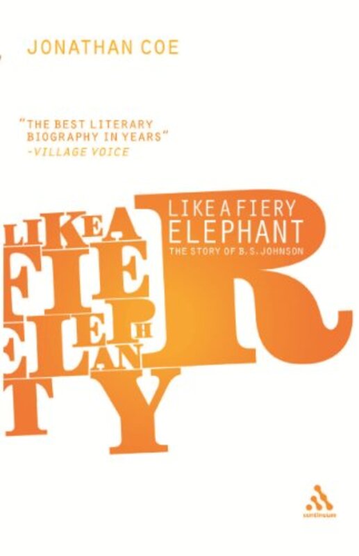 Book cover for "Like A Fiery Elephant" by Jonathan Coe