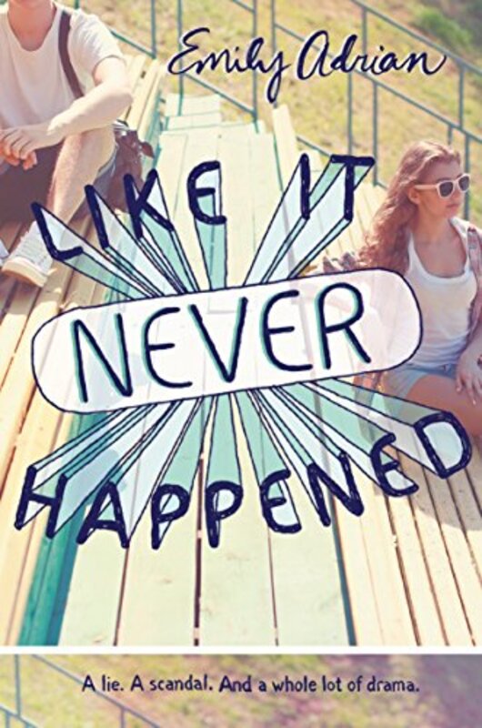 Book cover for "Like It Never Happened" by Emily Adrian