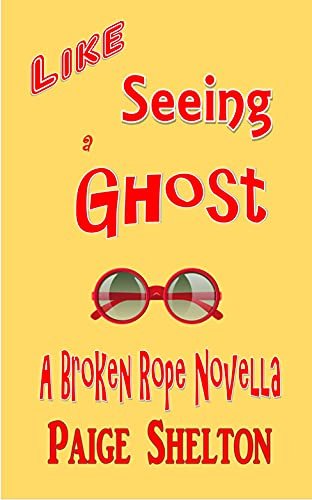 Book cover for "Like Seeing a Ghost" by Paige Shelton