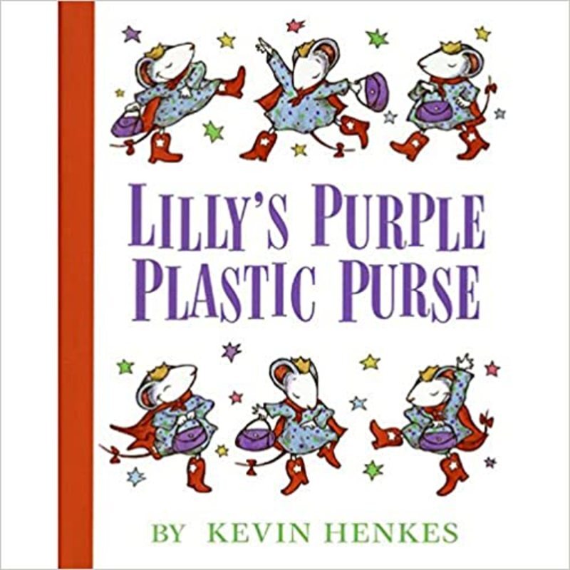 Book cover for "Lilly's Purple Plastic Purse" by Kevin Henkes