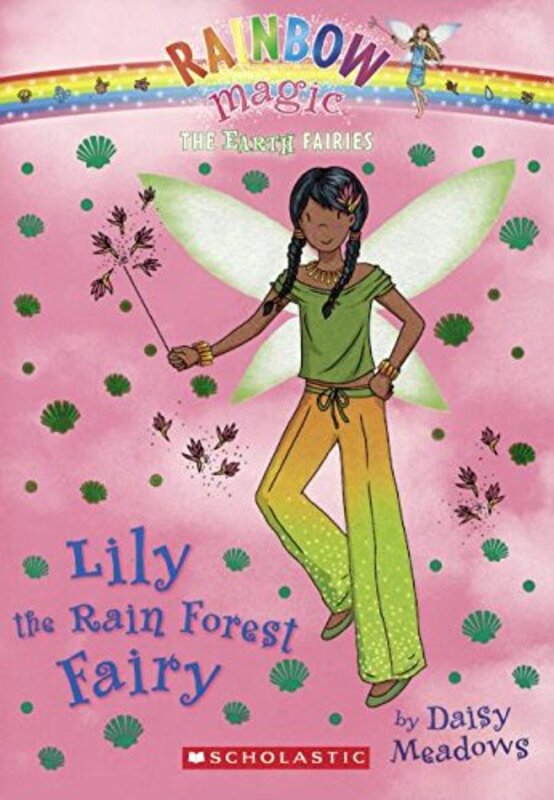 Book cover for "Lily the Rain Forest Fairy" by Daisy Meadows