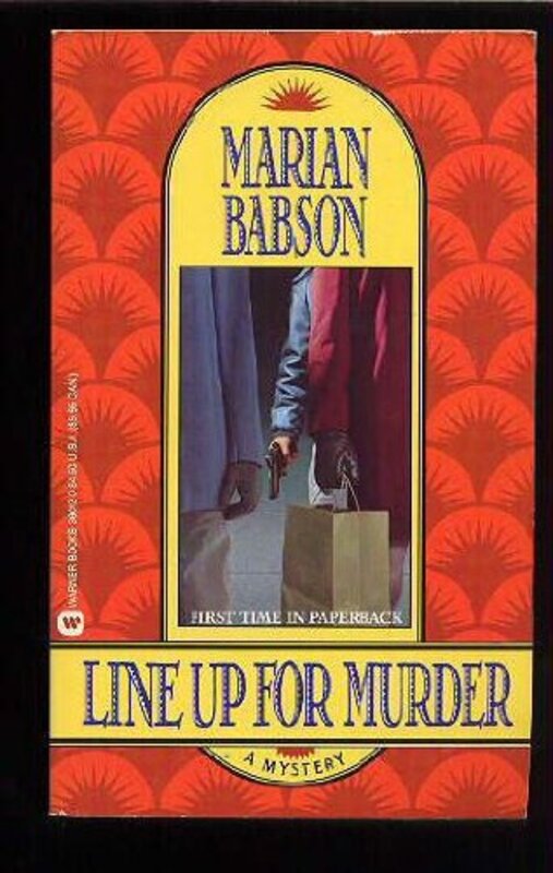 Book cover for "Line Up for Murder" by Marian Babson