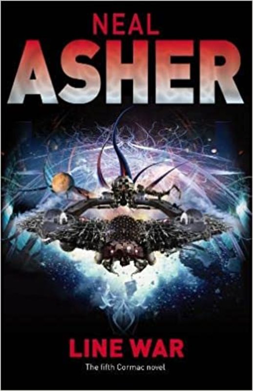 Book cover for "Line War" by Neal Asher