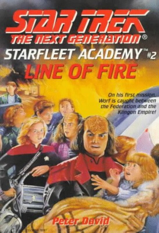 Book cover for "Line of Fire" by Peter David
