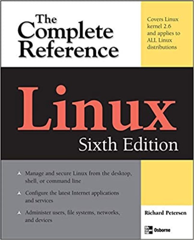 Book cover for "Linux" by Richard Petersen