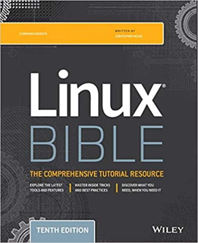 Book cover for "Linux Bible" by Christopher Negus