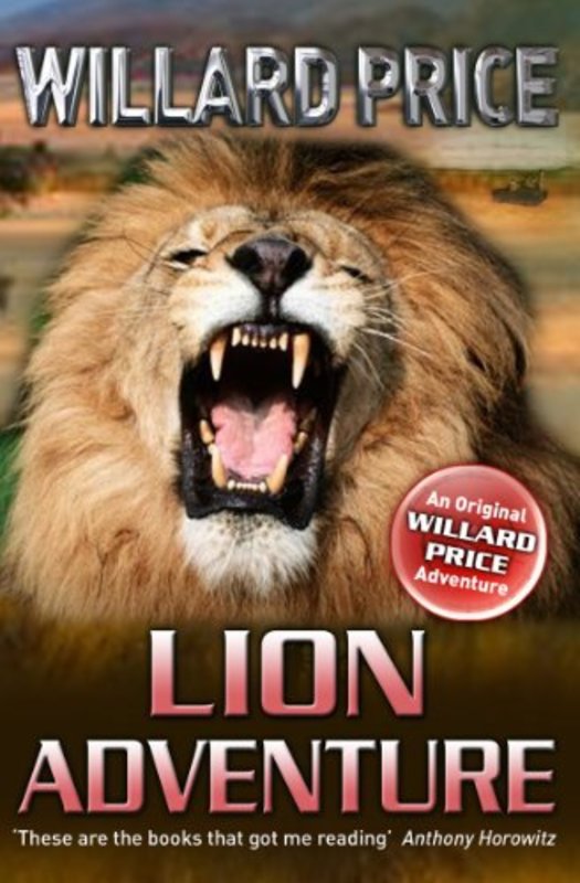 Book cover for "Lion Adventure" by Willard Price