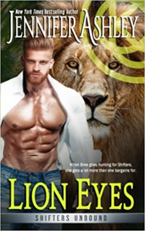 Book cover for "Lion Eyes" by Jennifer Ashley