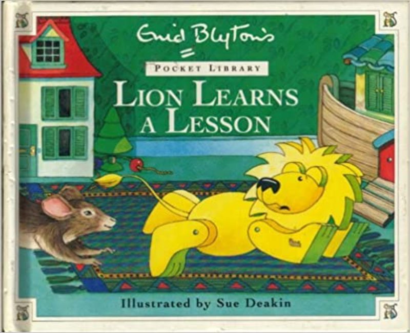 Book cover for "Lion Learns a Lesson" by Enid Blyton