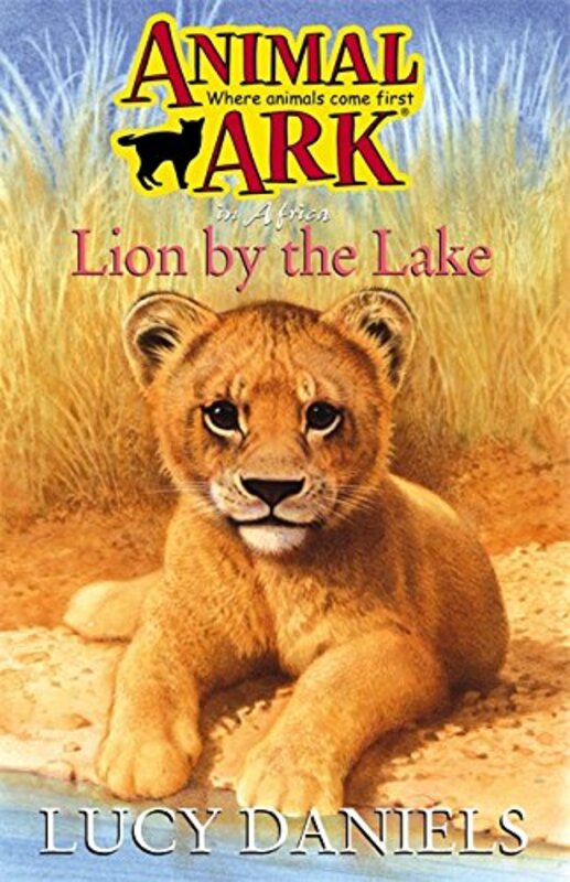 Book cover for "Lion by the Lake" by Lucy Daniels