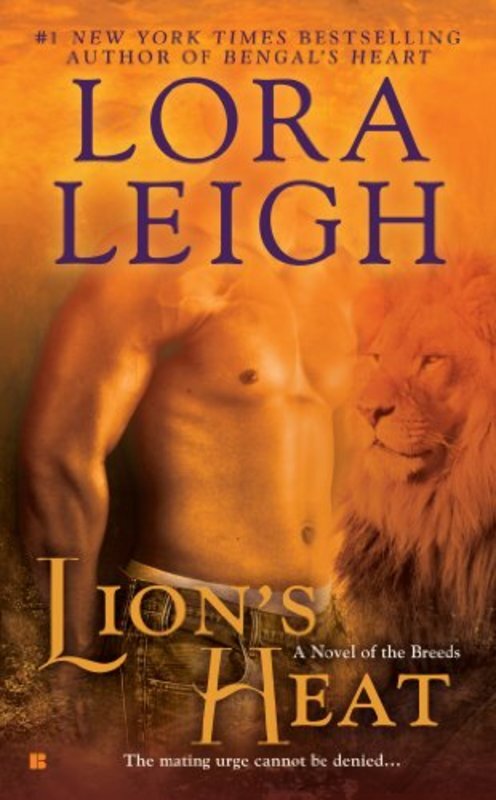 Book cover for "Lion's Heat" by Lora Leigh