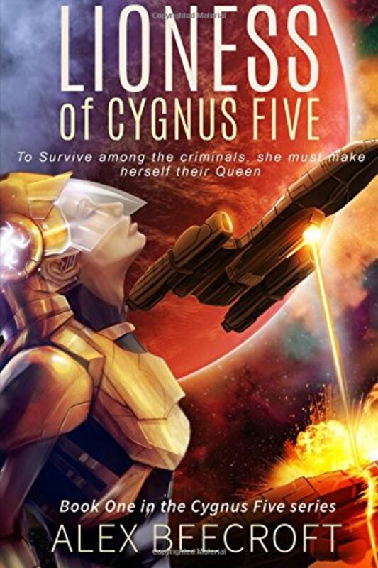 Book cover for "Lioness of Cygnus Five" by Alex Beecroft