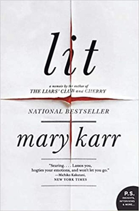 Book cover for "Lit" by Mary Karr