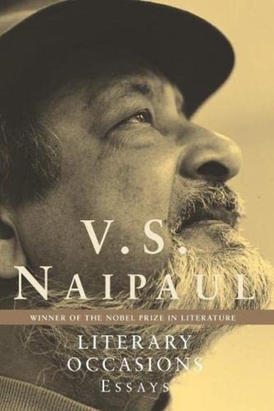 Book cover for "Literary Occasions" by VS Naipaul