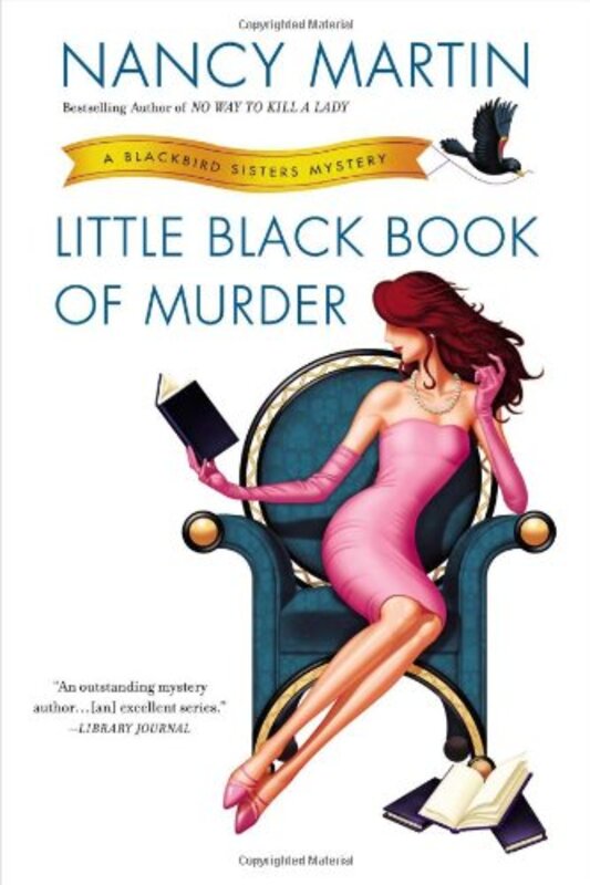 Book cover for "Little Black Book of Murder" by Nancy Martin