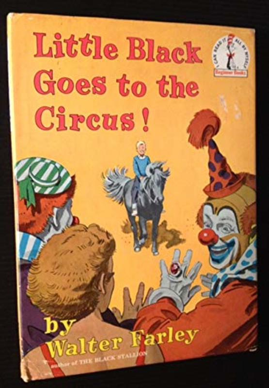Book cover for "Little Black Goes to the Circus" by Walter Farley