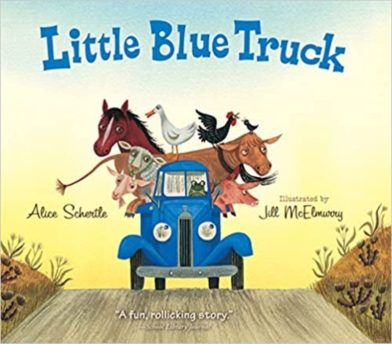 Book cover for "Little Blue Truck" by Alice Schertle