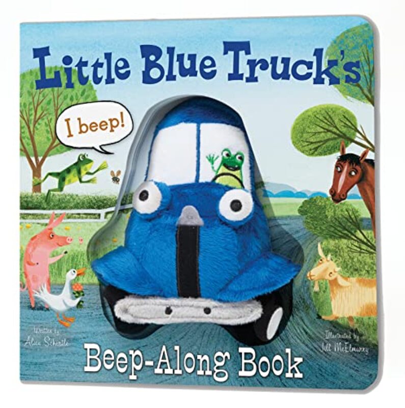 Book cover for "Little Blue Truck's Beep-Along Book" by Alice Schertle