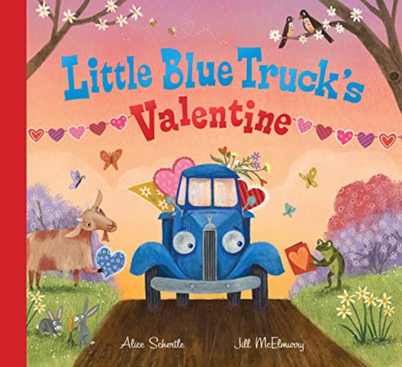 Book cover for "Little Blue Truck's Valentine" by Alice Schertle